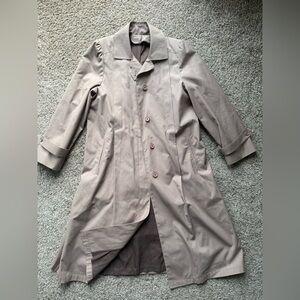 London Fog Tan Trench Coat